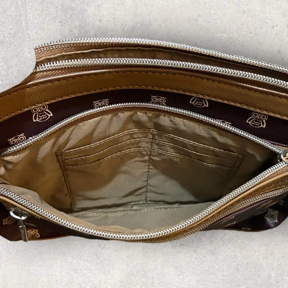 Fossil Crossbody Bag in Brown and Tan - Picture 5 of 9
